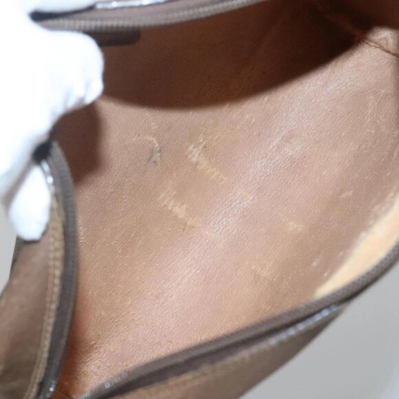 GUCCI GG Supreme Web Sherry Line Bag PVC Beige Brown - Picture 10 of 16